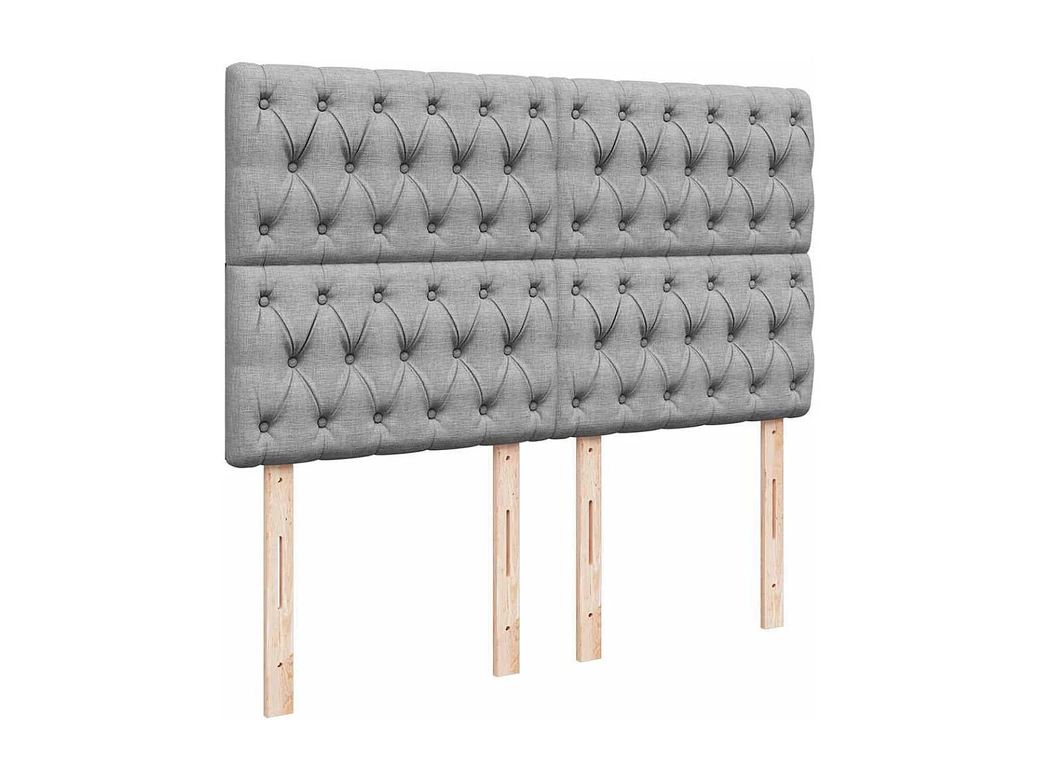 Estrutura de cama otomana com colchão 140x190 cm cinzento claro