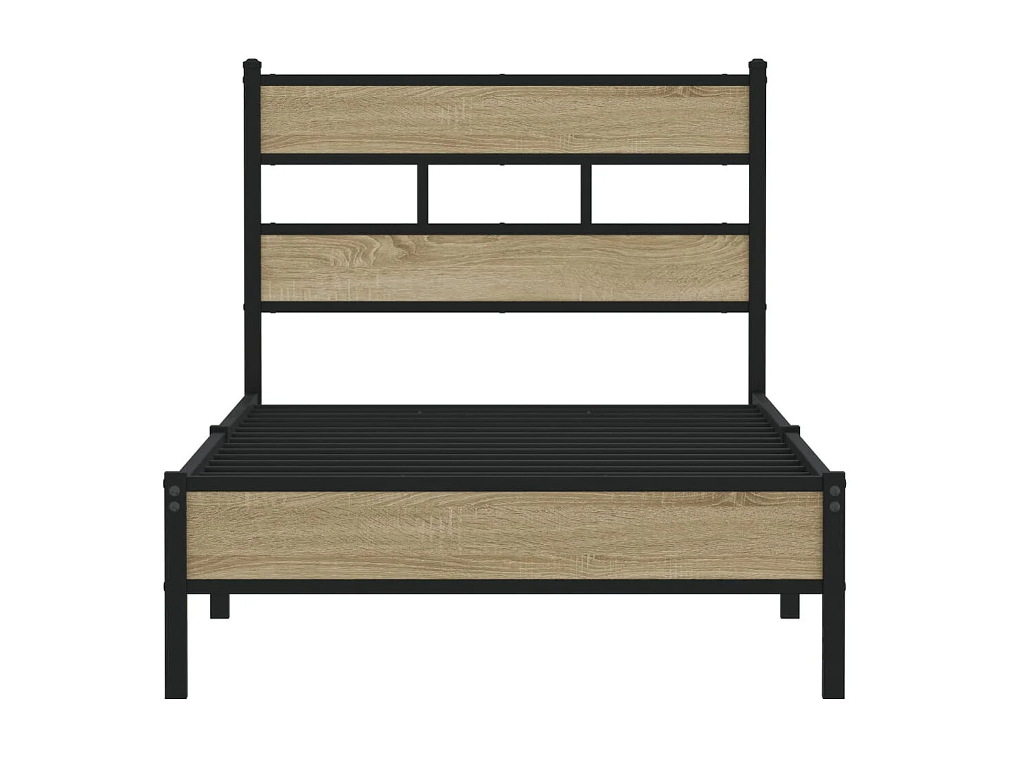 Bettgestell ohne Matratze Sonoma-Eiche 90x190 cm Holzwerkstoff