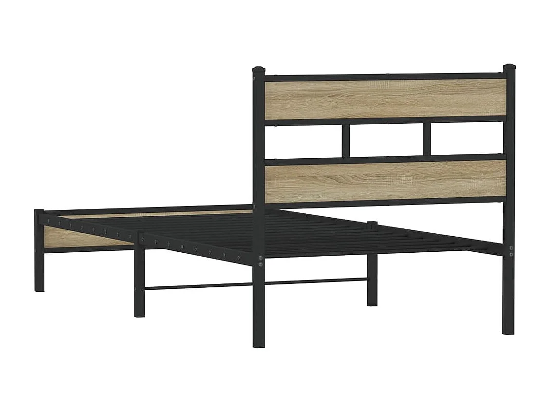 Bedframe zonder matras hout sonoma eikenkleurig 90x190 cm