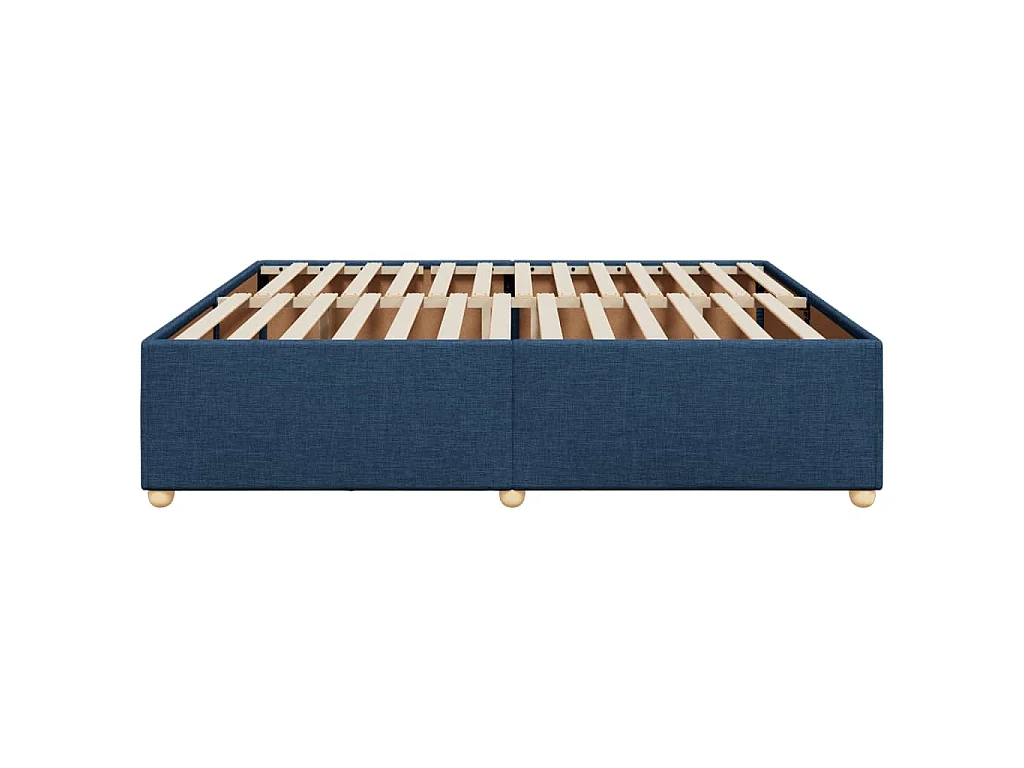 Bedframe zonder matras stof blauw 180x200 cm
