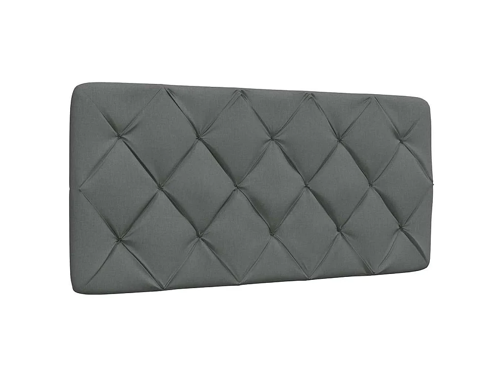 Giroletto con LED senza Materasso Grigio Scuro 100x200 cm