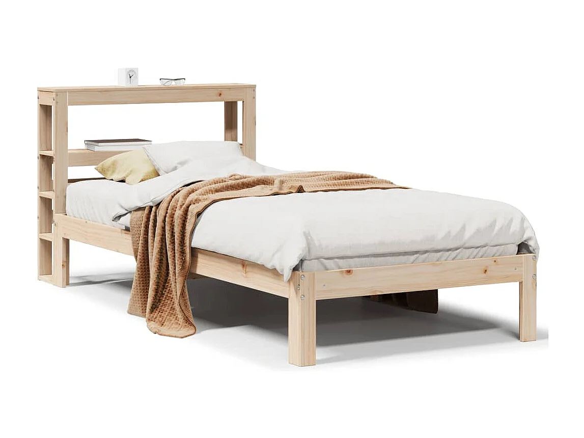 Bettgestell mit Kopfteil ohne Matratze 90x200 cm