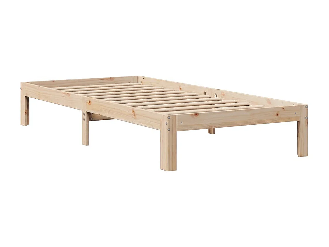 Bettgestell mit Kopfteil ohne Matratze 90x200 cm