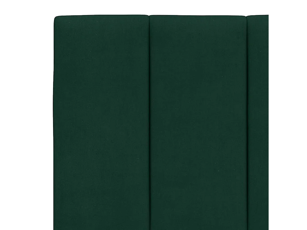 Giroletto senza Materasso Hanko Verde Scuro 160x200 cm Velluto