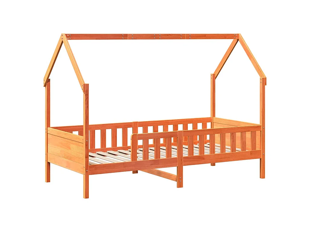 Giroletto Bambini con Cassetti 90x200 cm Legno Massello di Pino