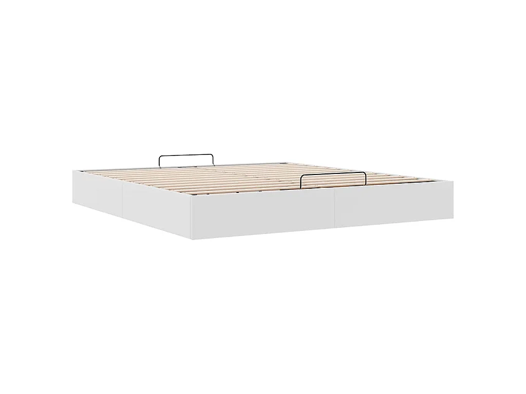 Struttura Letto Pouf senza Materasso 160x200 cm Similpelle