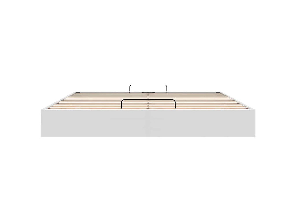 Struttura Letto Pouf senza Materasso 160x200 cm Similpelle