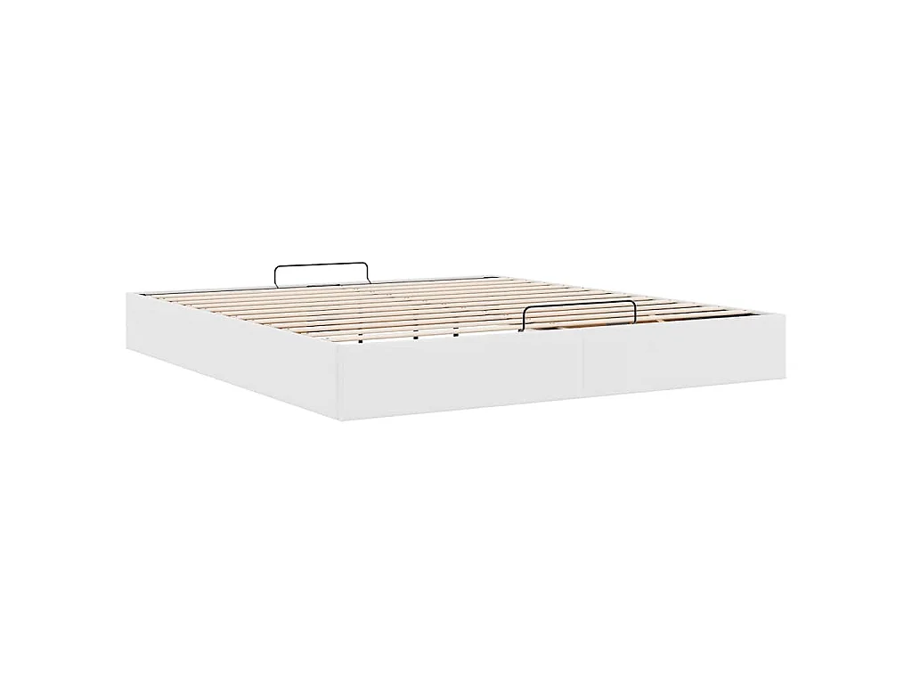 Struttura Letto Pouf senza Materasso 160x200 cm Similpelle