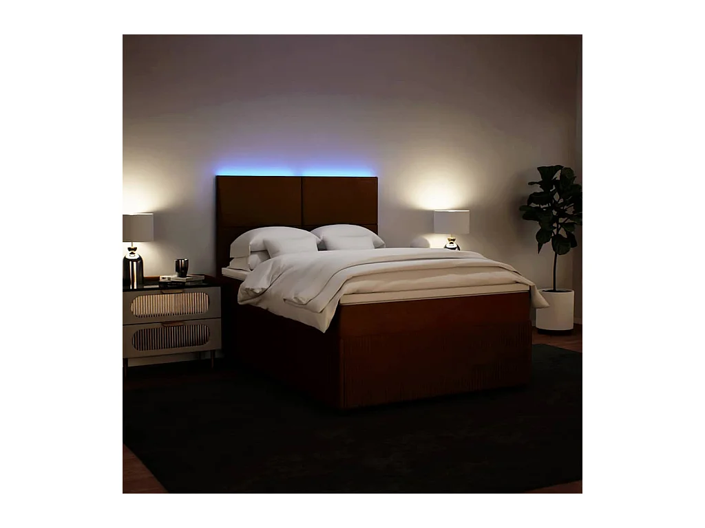 Boxspringbett mit Matratze Rosa 160x200 cm Samt