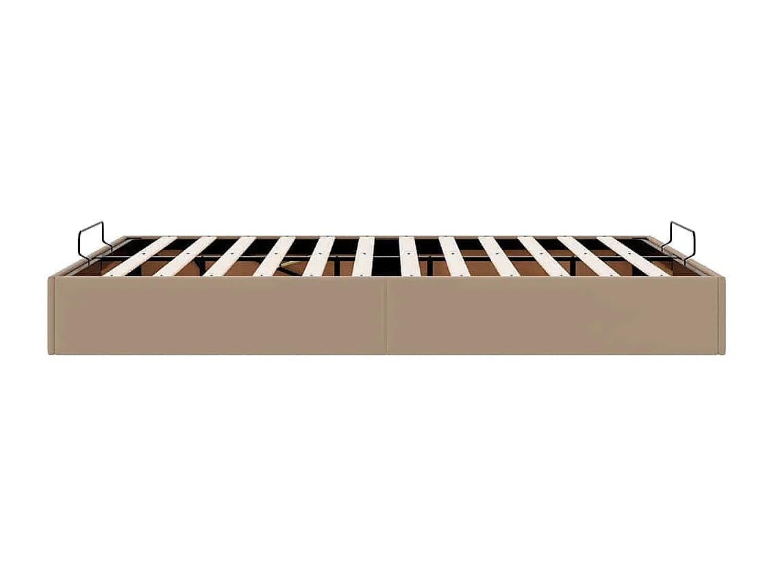 Struttura Letto Pouf senza Materasso 140x200 cm Similpelle