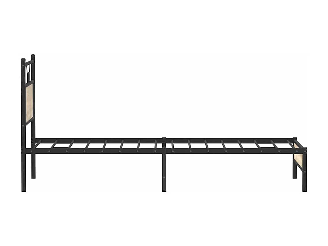 Bettgestell ohne Matratze Sonoma-Eiche 90x200 cm Holzwerkstoff