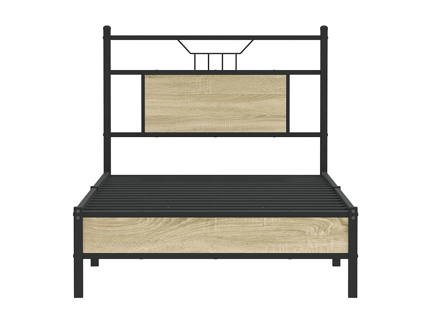 Bettgestell ohne Matratze Sonoma-Eiche 90x200 cm Holzwerkstoff