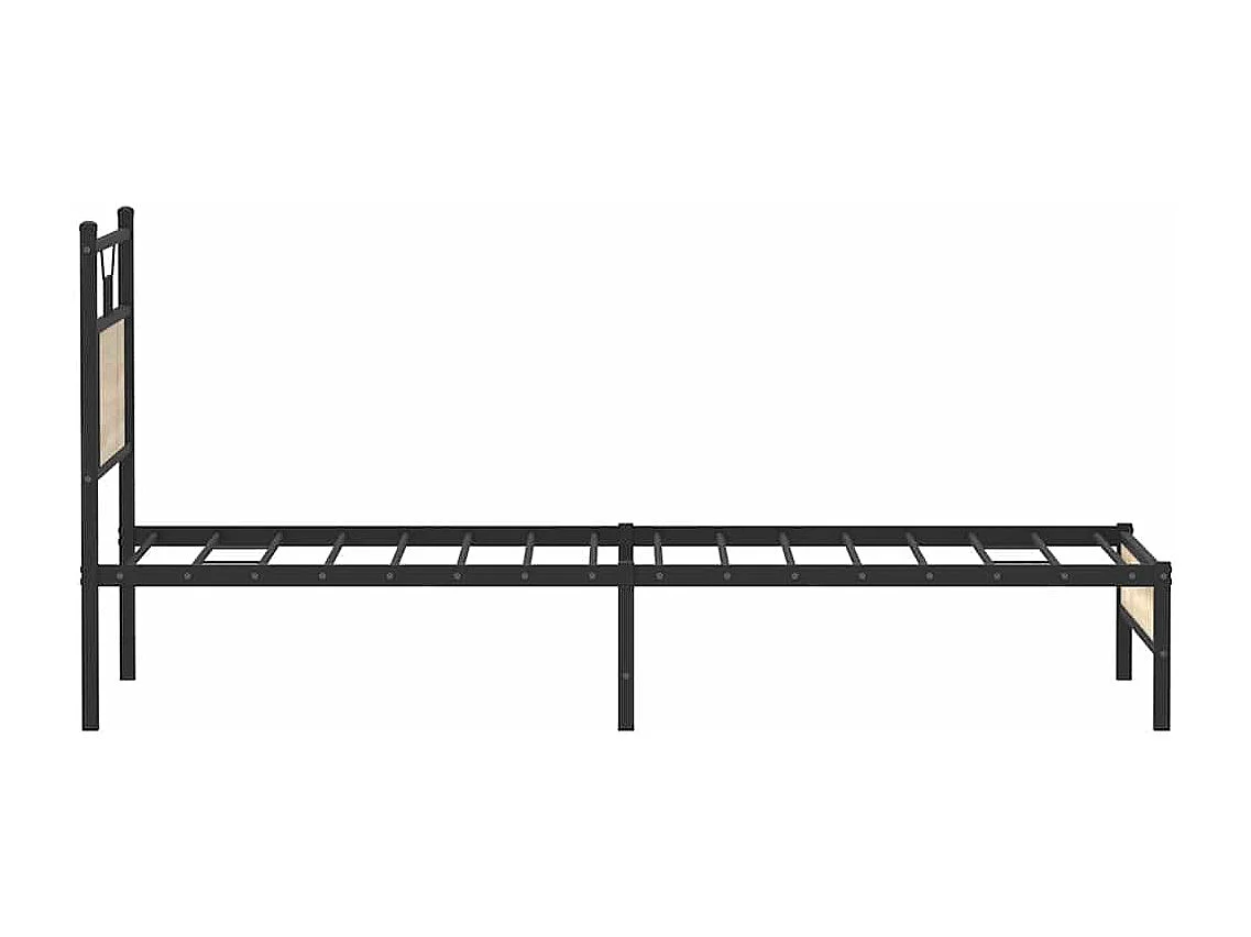 Bettgestell ohne Matratze Sonoma-Eiche 90x200 cm Holzwerkstoff