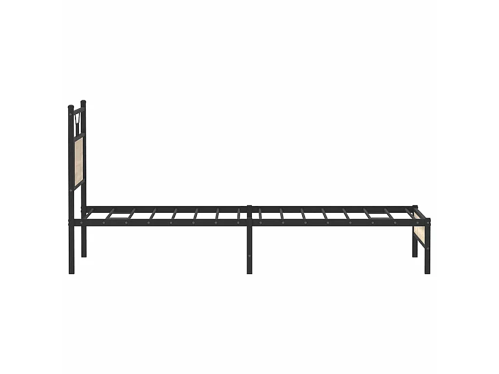 Cadre de lit sans matelas chêne sonoma 90x200 cm