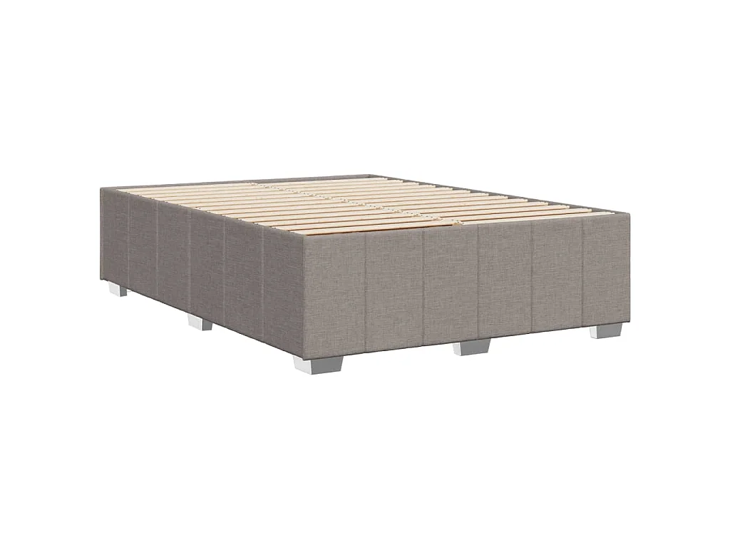 Giroletto senza Materasso Tortora 140x200 cm in Tessuto