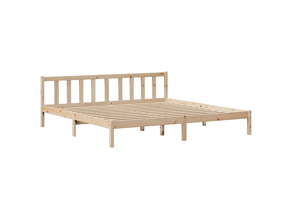 Bedframe zonder matras massief grenenhout 180x200 cm
