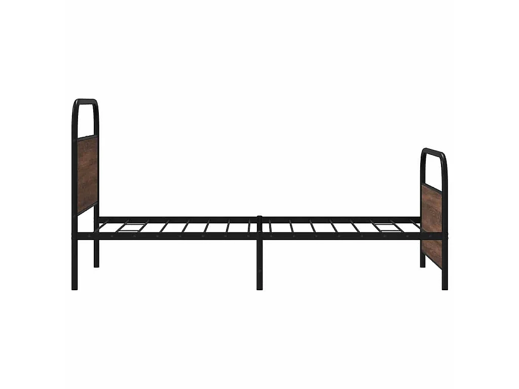 Giroletto senza Materasso Rovere Marrone 90x200cm in Truciolato