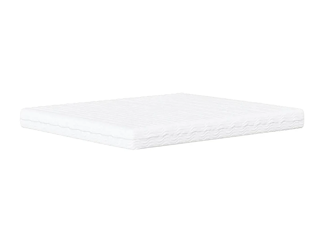 Lit avec matelas Hanko bleu 180x200 cm velours