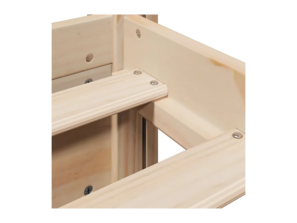 Cadre de lit avec tête de lit sans matelas 90x190 cm