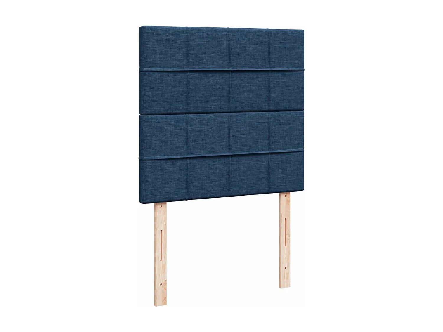 Giroletto a Molle con Materasso Blu 100x200 cm in Tessuto