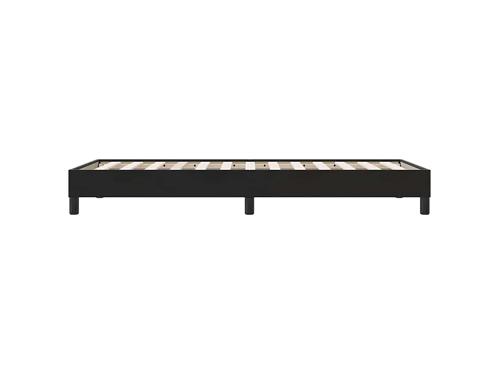Bettgestell ohne Matratze Schwarz 90x210 cm Samt