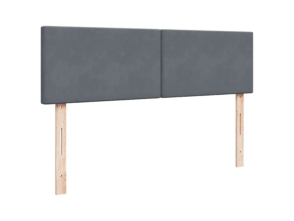 Estructura cama otomana con colchón gris oscuro 140x200cm