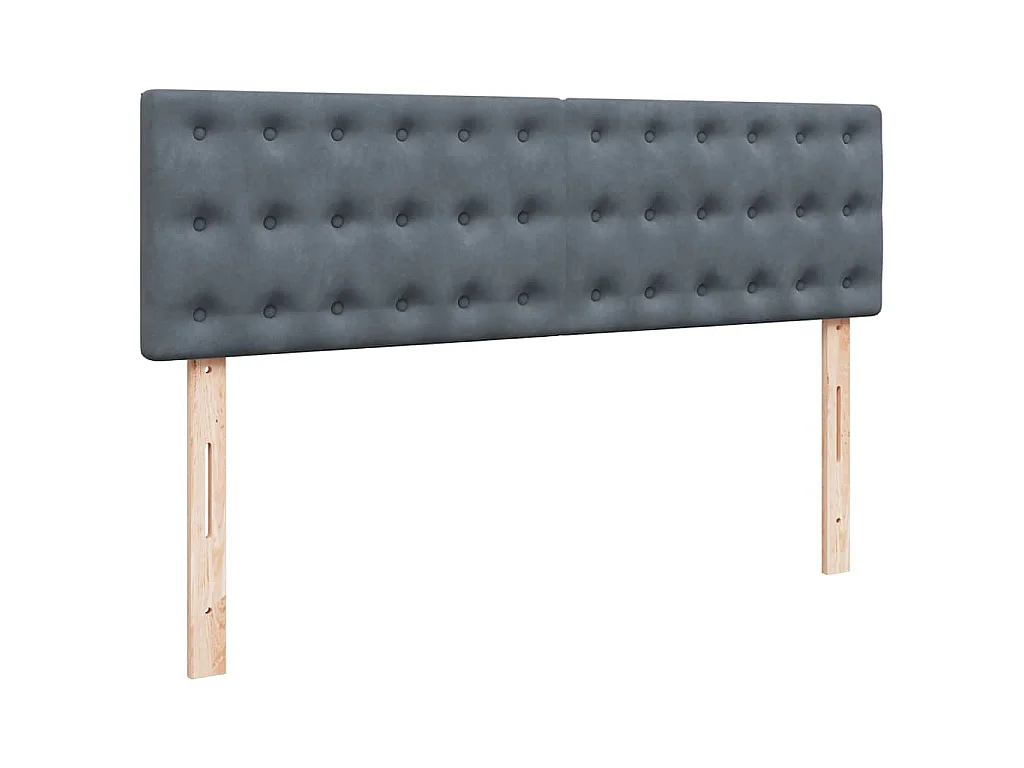 Estructura cama otomana con colchón gris oscuro 160x200 cm