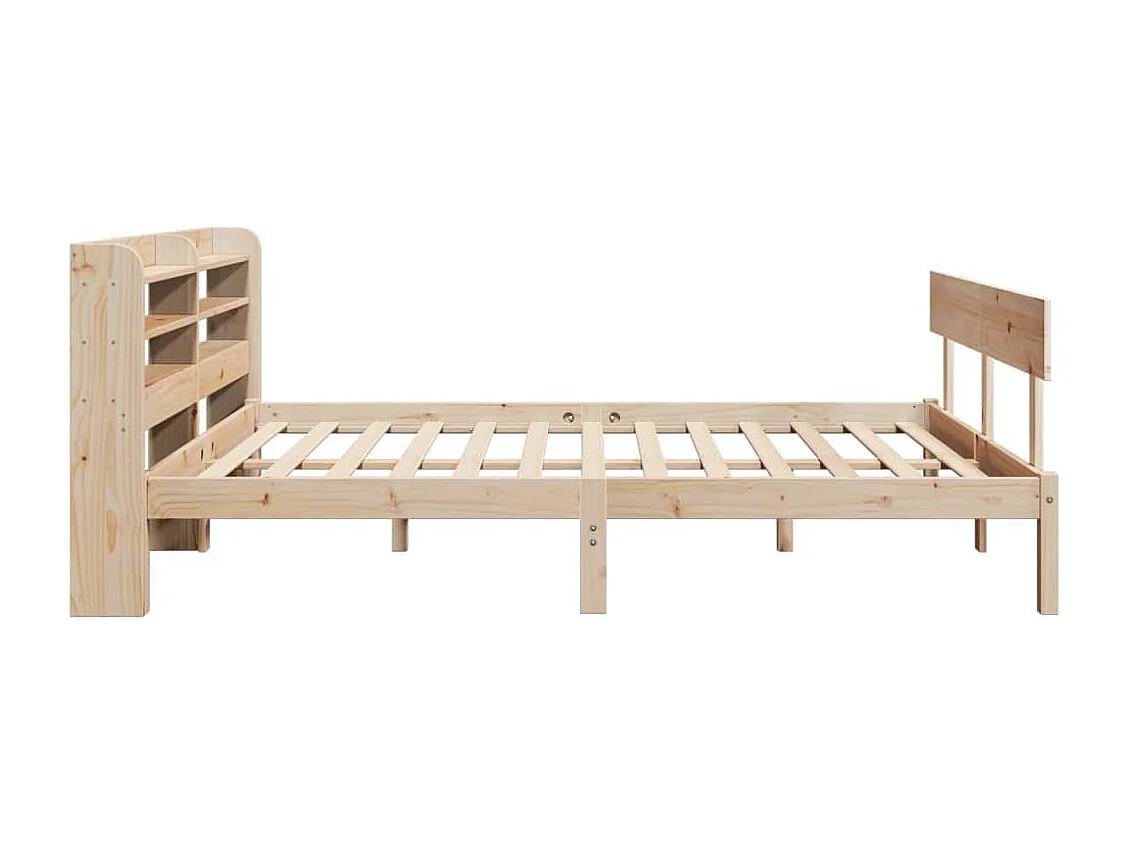 Cadre de lit sans matelas 160x200 cm bois massif de pin