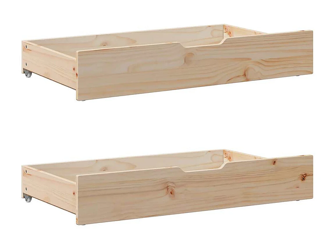 Sofá-cama com gavetão e gavetas sem colchão 90x190 cm