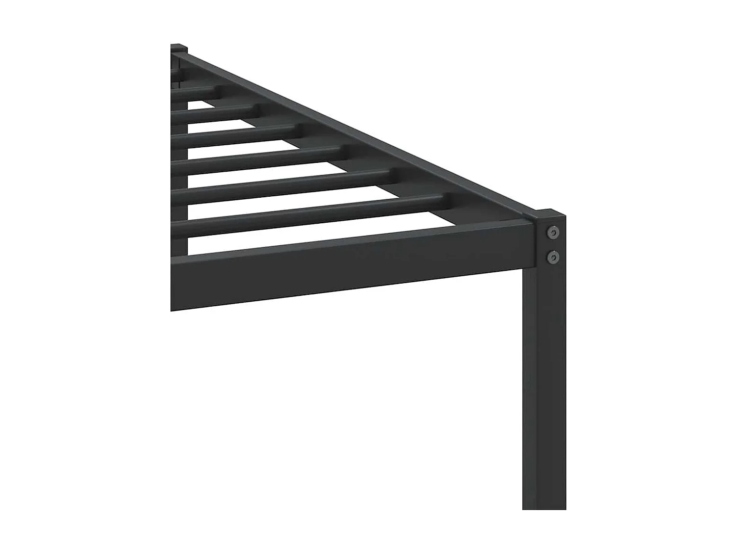 Bedframe zonder matras hout gerookt eikenkleurig 100x190 cm