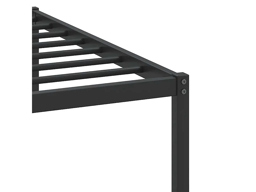 Bedframe zonder matras hout gerookt eikenkleurig 100x190 cm