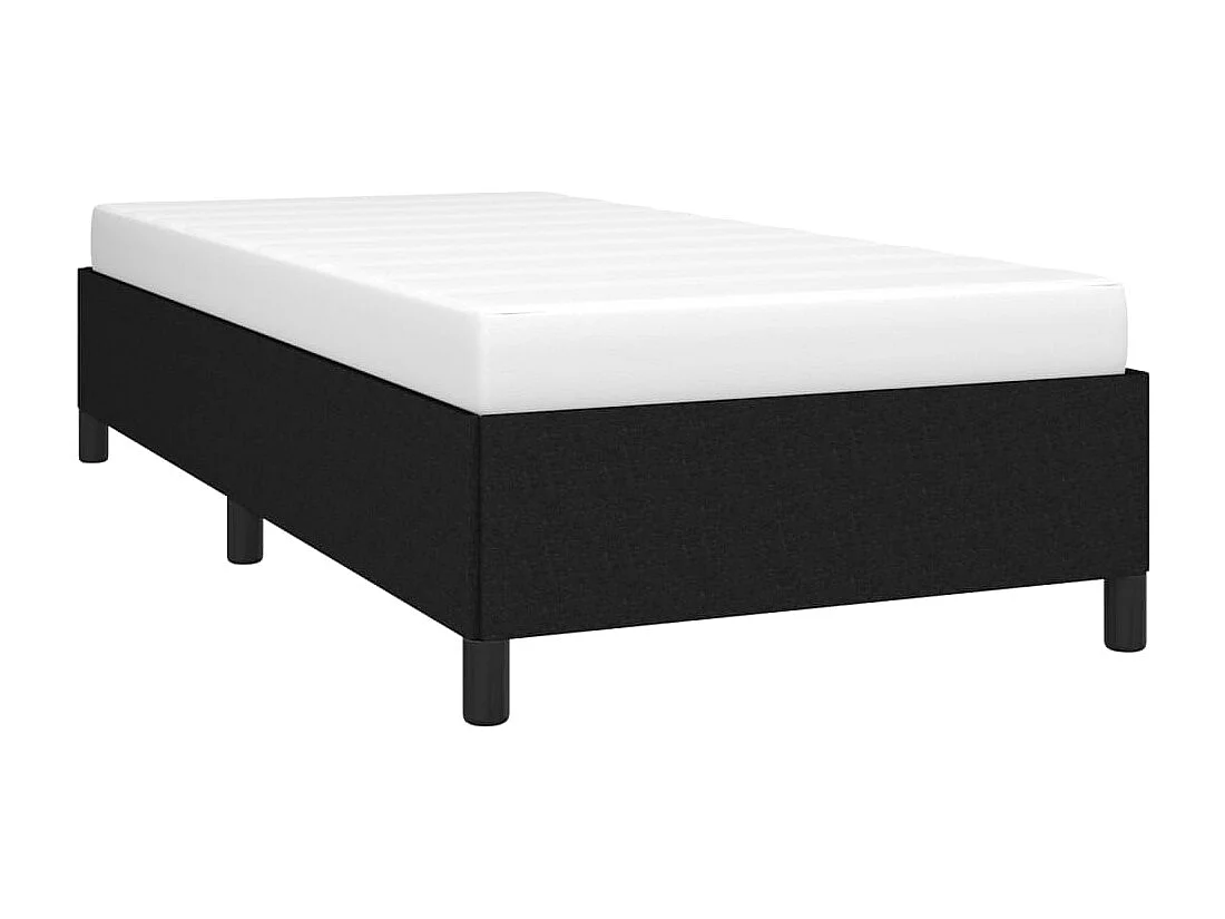 Bettgestell ohne Matratze Schwarz 100x200 cm Stoff