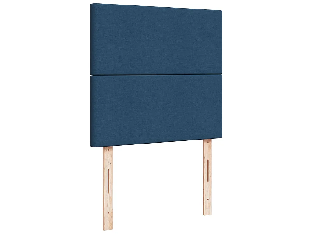 Giroletto a Molle con Materasso Blu 90x200 cm inTessuto