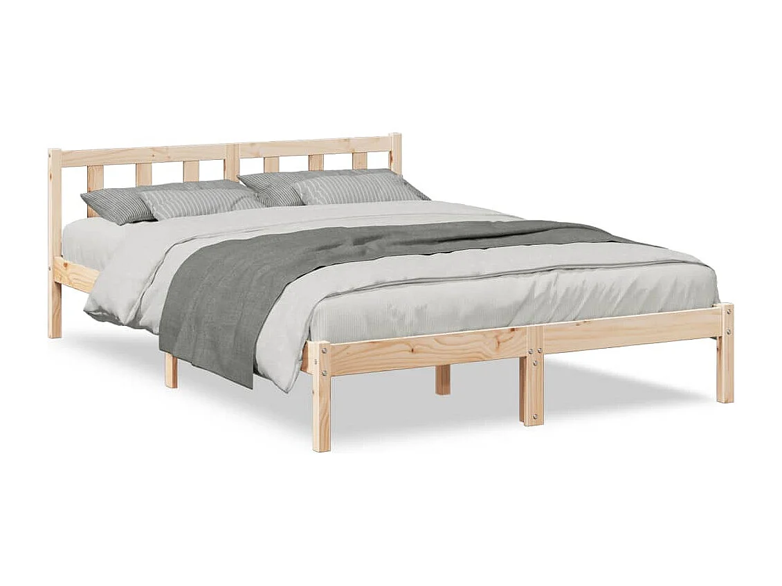 Bedframe extra lang zonder matras massief grenenhout 160x220 cm