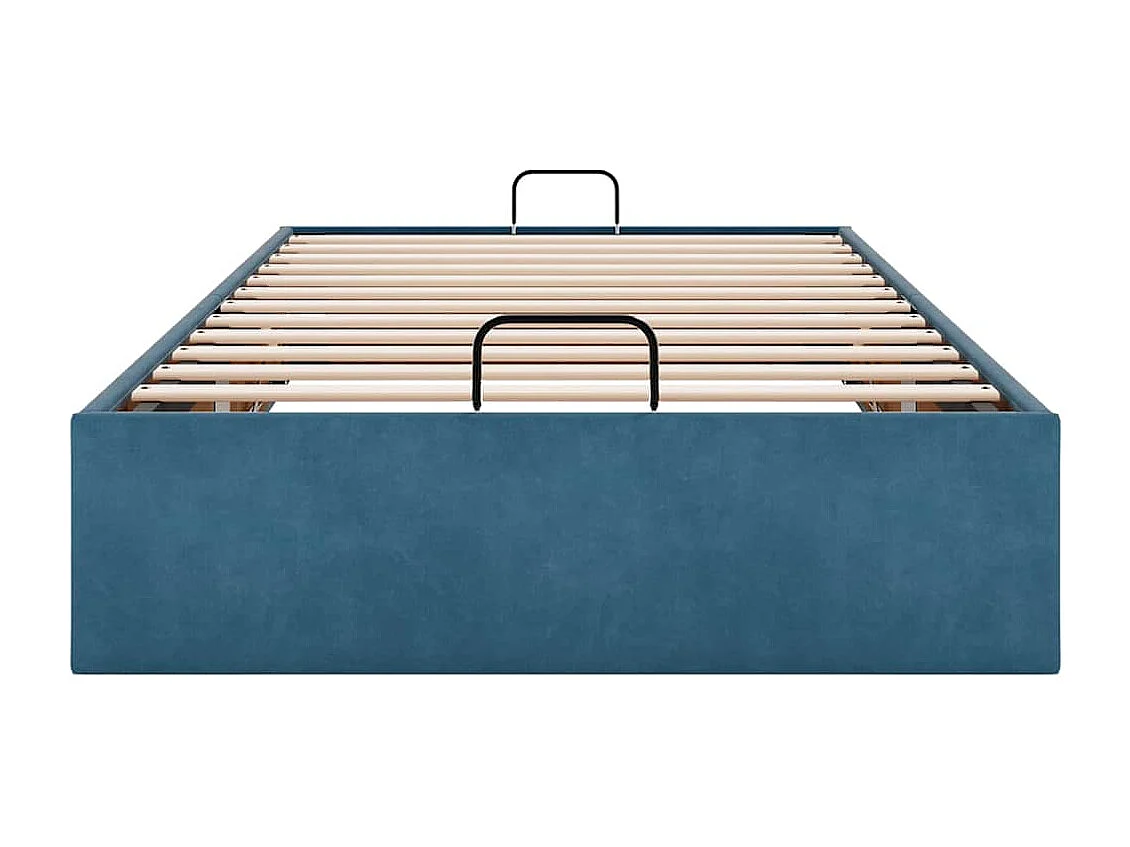 Struttura Letto Pouf Senza Materasso 90x200 cm Velluto