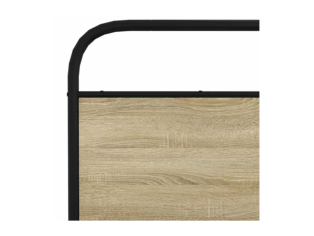 Cadre de lit sans matelas 160x200 cm chêne sonoma
