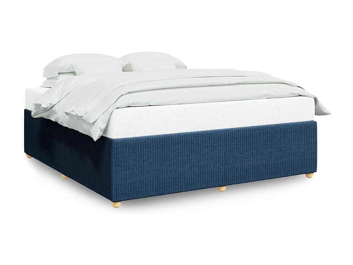 Bedframe zonder matras stof blauw 180x200 cm