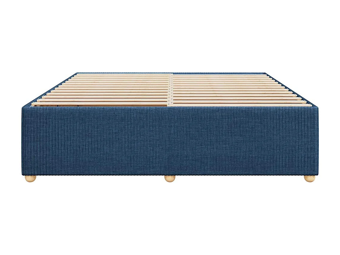 Bedframe zonder matras stof blauw 180x200 cm