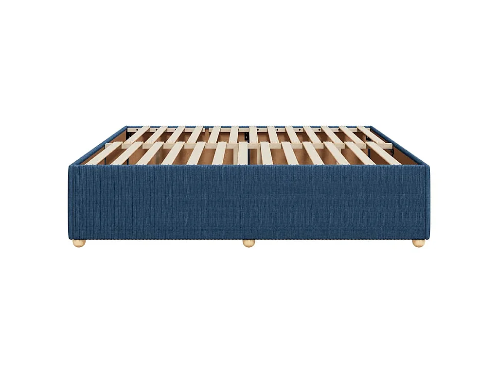 Bedframe zonder matras stof blauw 180x200 cm