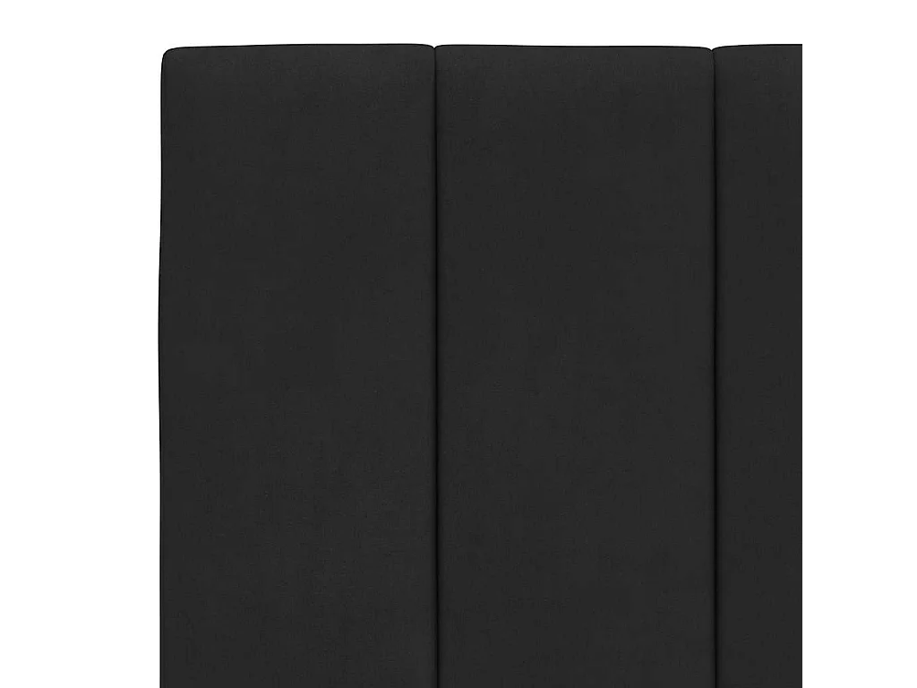 Bettgestell ohne Matratze "Hanko" Schwarz 180x200 cm Samt