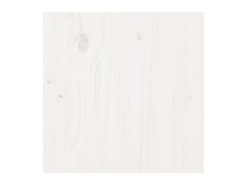 Cadre de lit sans matelas blanc 140x200 cm bois de pin massif