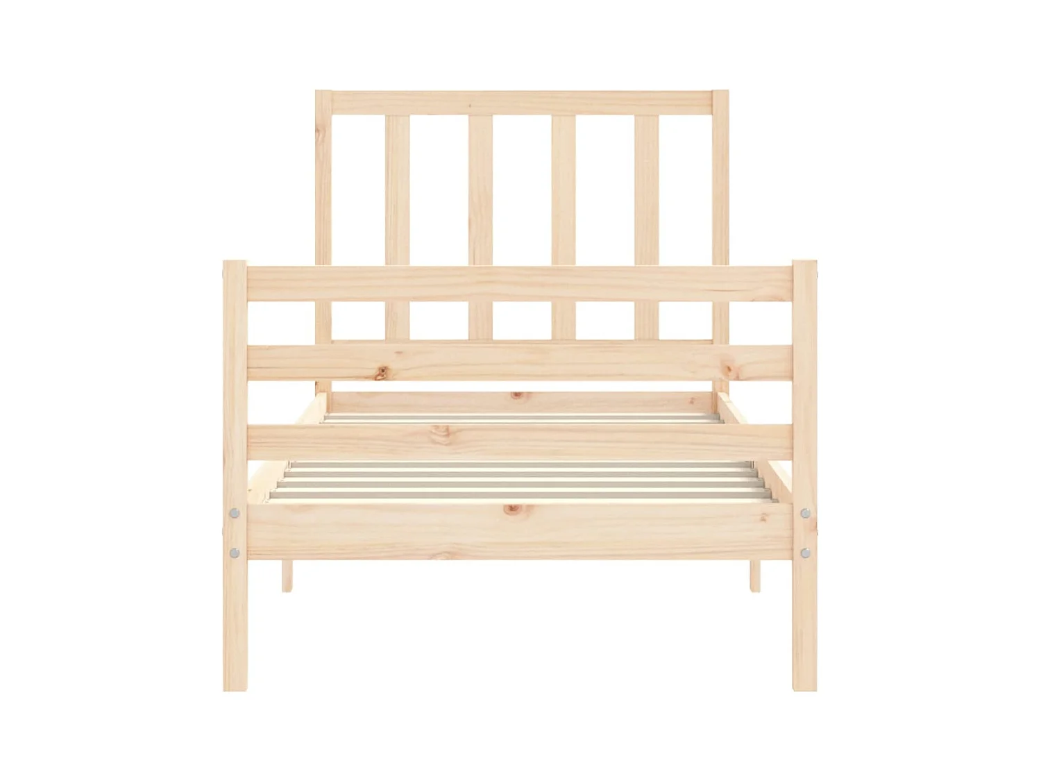 Massivholzbett ohne Matratze 90x200 Kiefernholz