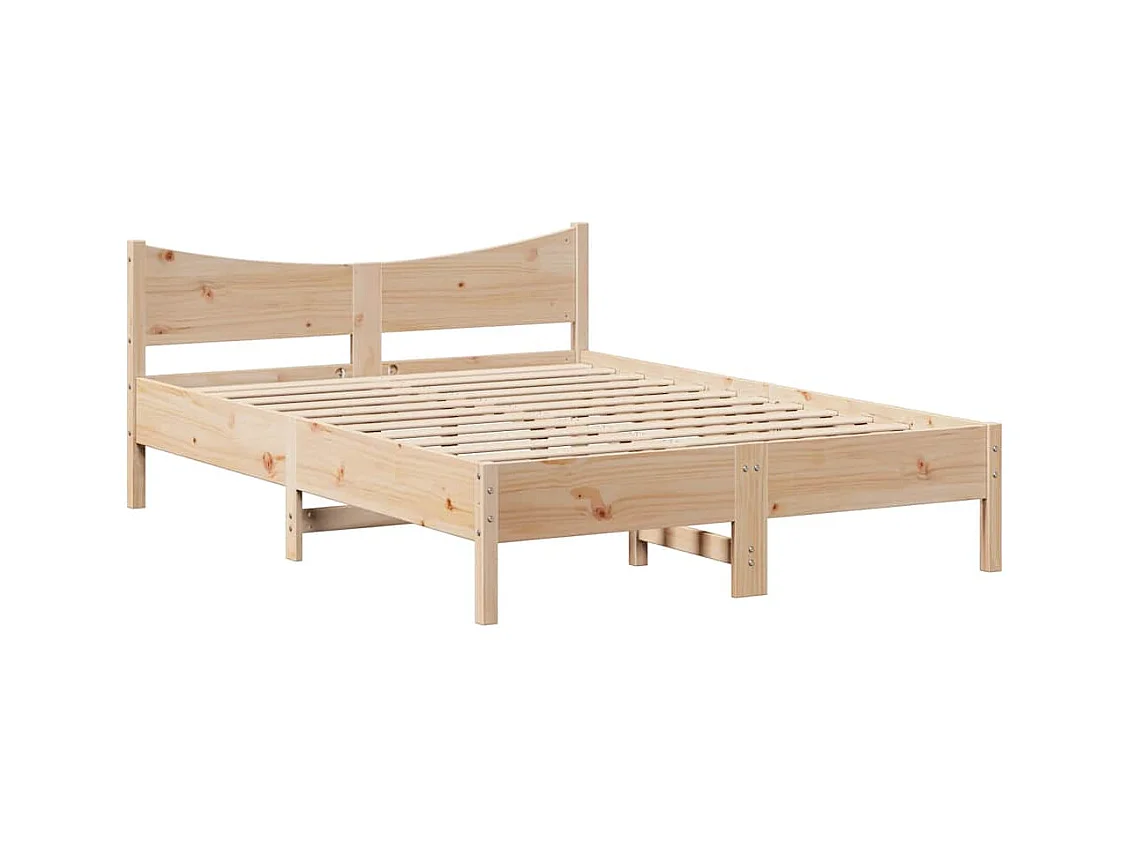 Cadre de lit avec tiroirs 160x200 cm bois massif de pin