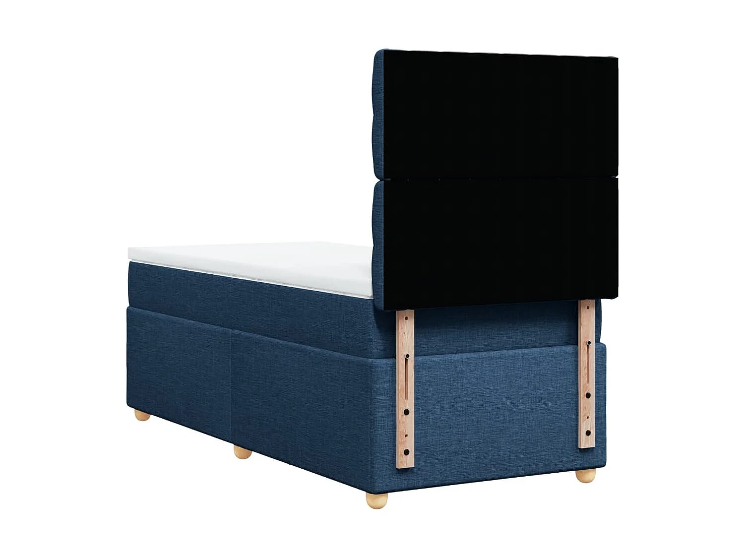 Giroletto a Molle con Materasso Blu 90x200 cm inTessuto