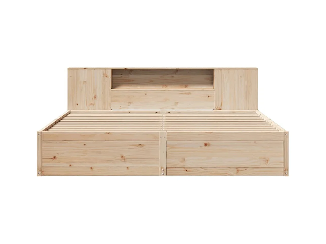 Cadre de lit sans matelas 180x200 cm bois massif de pin