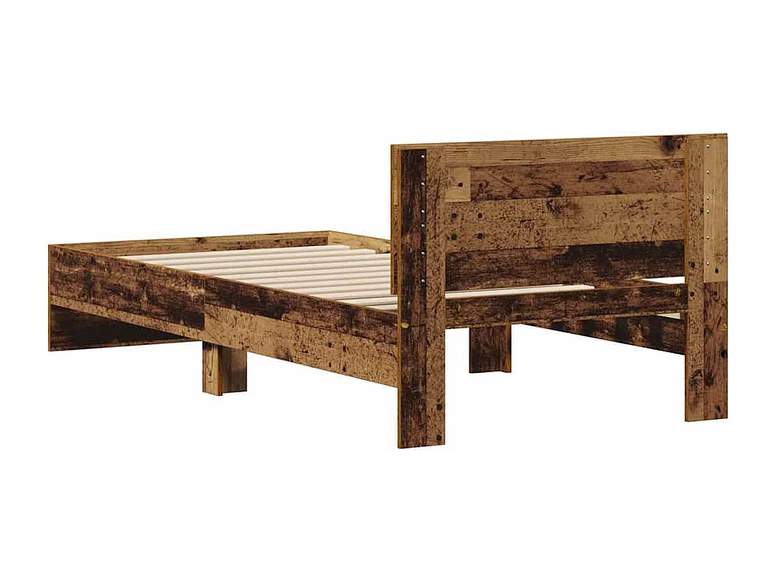 Cadre de lit Bois Ancien 90 x 200 cm Bois d'ingénierie