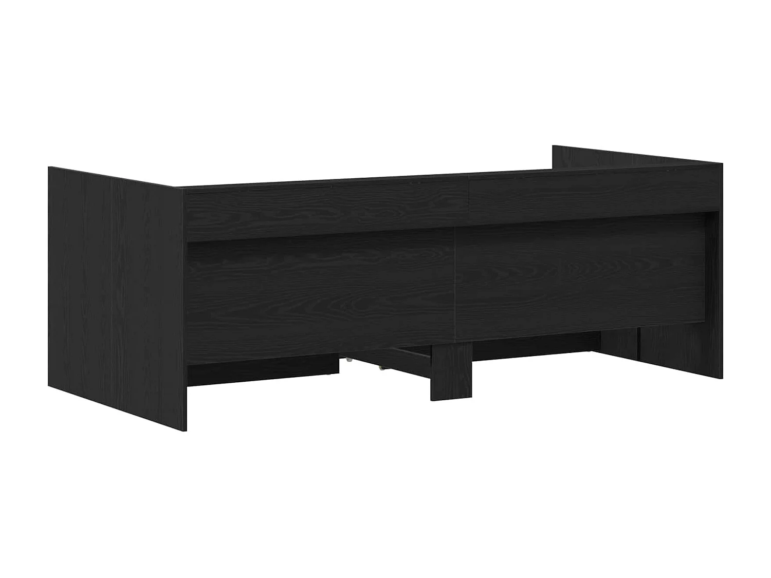 Lit de jour avec tiroir Gris 90 x 200 cm Bois d'ingénierie