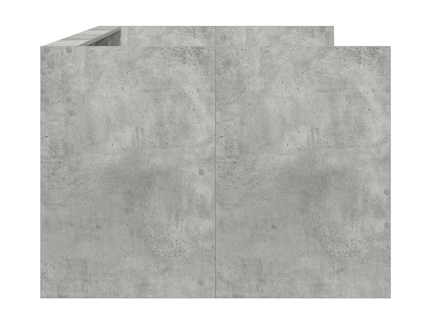 Tagesbett mit Schubladen Grau 90 x 200 cm Holzwerkstoff