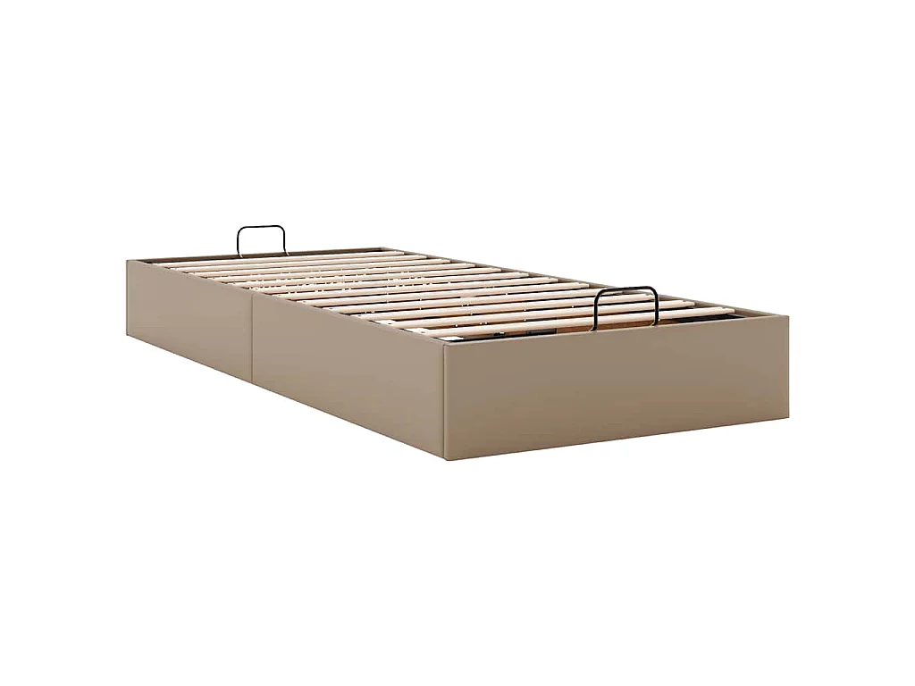 Struttura Letto Pouf senza Materasso 90x200 cm Similpelle