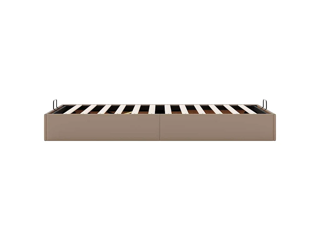 Struttura Letto Pouf senza Materasso 90x200 cm Similpelle